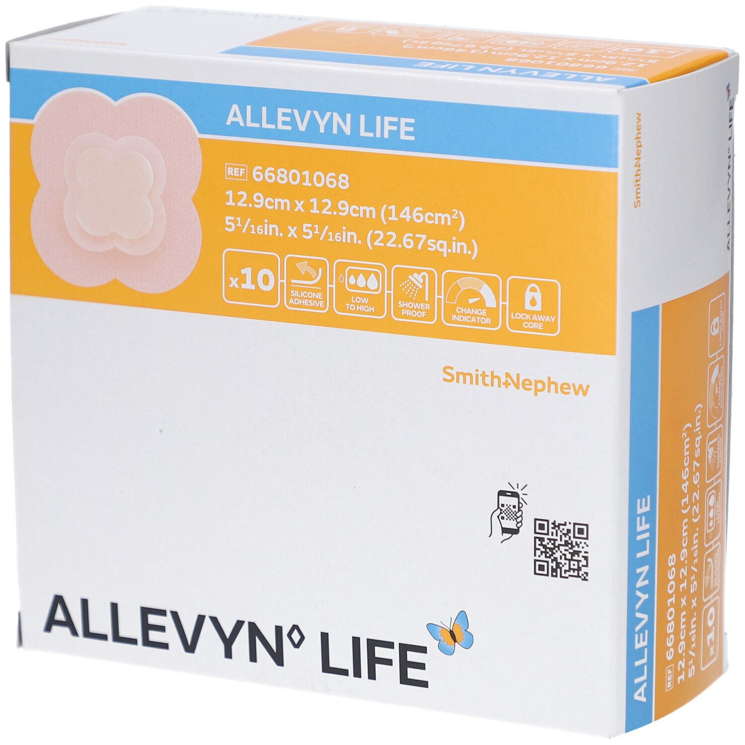 Allevyn Life 12,9x12,9 cm Silikonschaumverband 10 St Verband