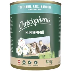 Allco Christopherus Hundemenü mit Truthahn, Reis, Karotte 6x800 g