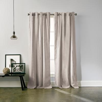 DKNY Chrysanthemum Floral Single Curtain Panel