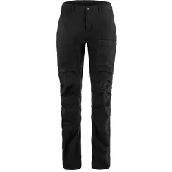 Fjällräven Damen Abisko Hybrid Trail Trekkinghose - 40S - Black