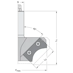 JSO RAPIDO-Tragkörper 100x40mm PROFILIERT,OHNE MESSER - 22538-0-00205-R