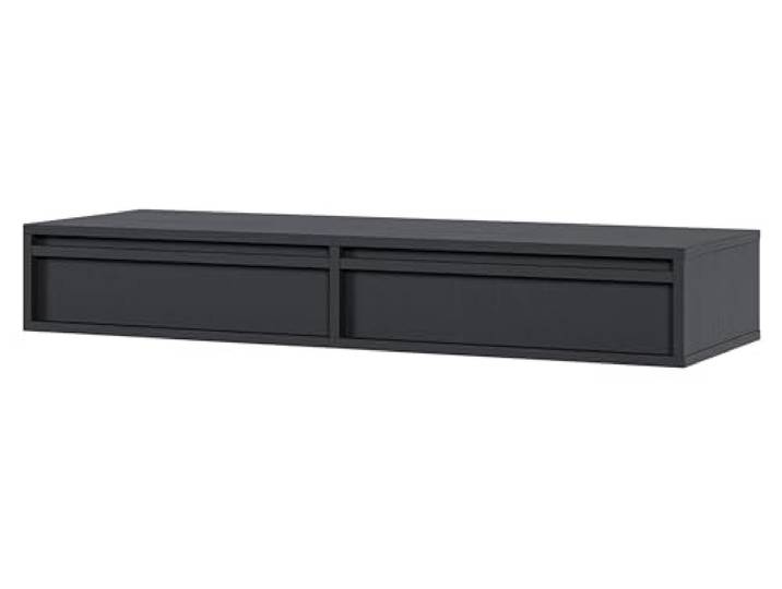 Selsey Coiffeuse avec Rangement 110 cm\, Noir Table De Maquillage
