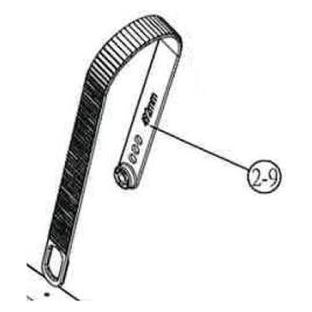 BuzzRack Wheel strap 492mm (130-00687-01C)