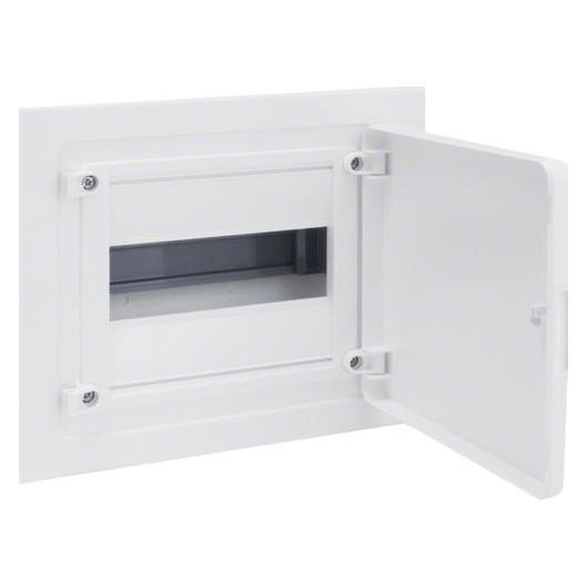 Hager Sm.distr,golf,flush,8M, wh door (VF108PD)