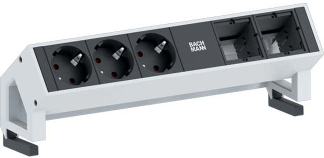 Bachmann Bloc multiprises 3x avec protection, 2x ABD 902.201 (902.201)