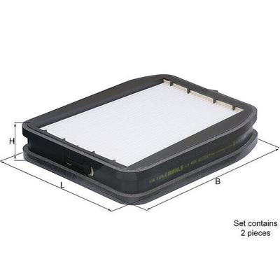 Mahle Filter, Innenraumluft [Hersteller-Nr. LA455/S] für Mercedes-Benz