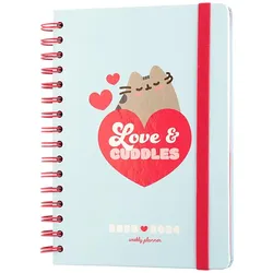 Pusheen - Kalender / Wochen- Kalender 2023/2024 aus der Kollektion Purrfect Love (14,8 x 21 cm)