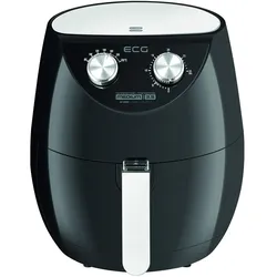ECG AF 3500 fryer Single Hot air fryer Black, Stainless steel, Fritteuse, Schwarz
