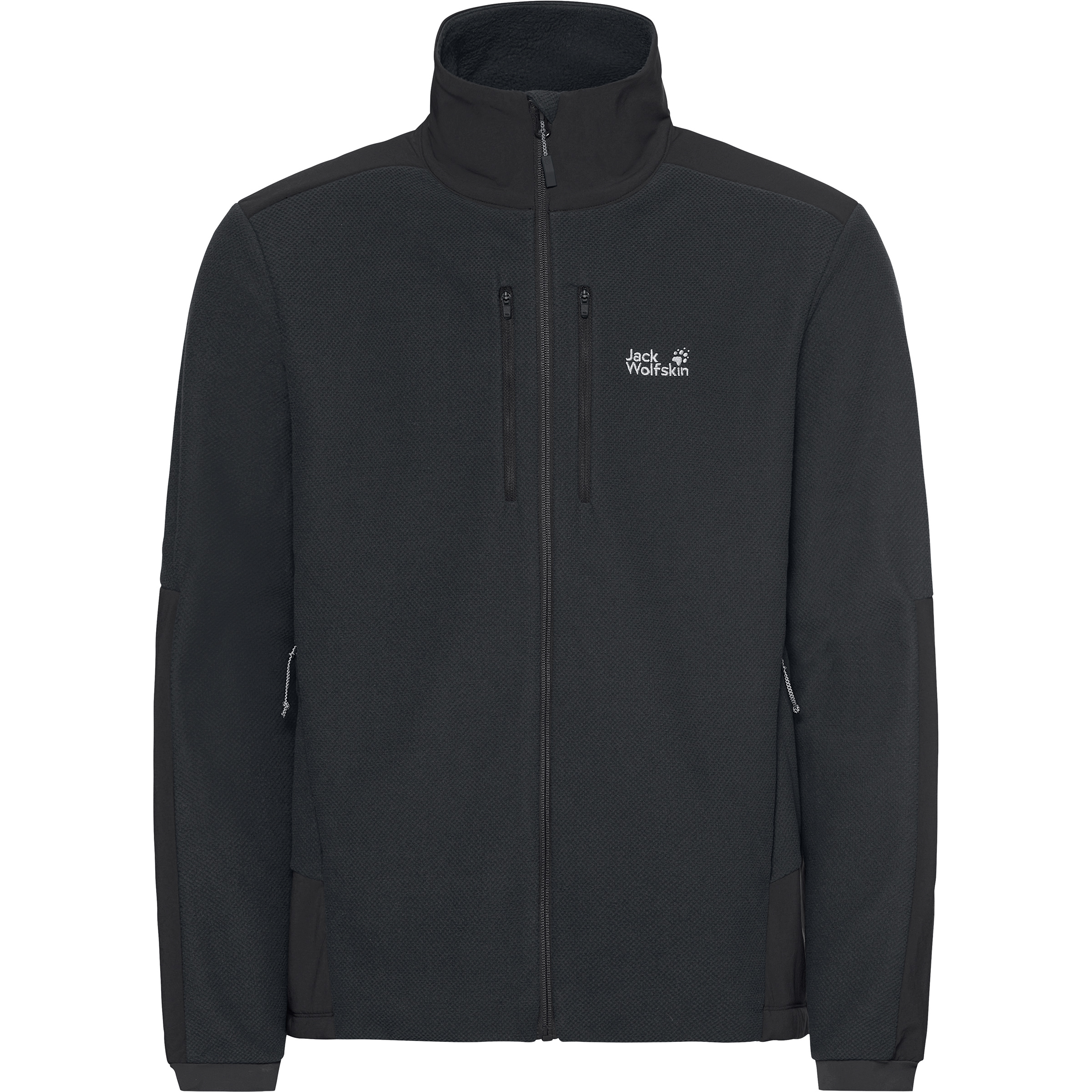 Jack Wolfskin Cold Ridge Herren Fleecejacke schwarz Größe S Trekking Schnell trocknend