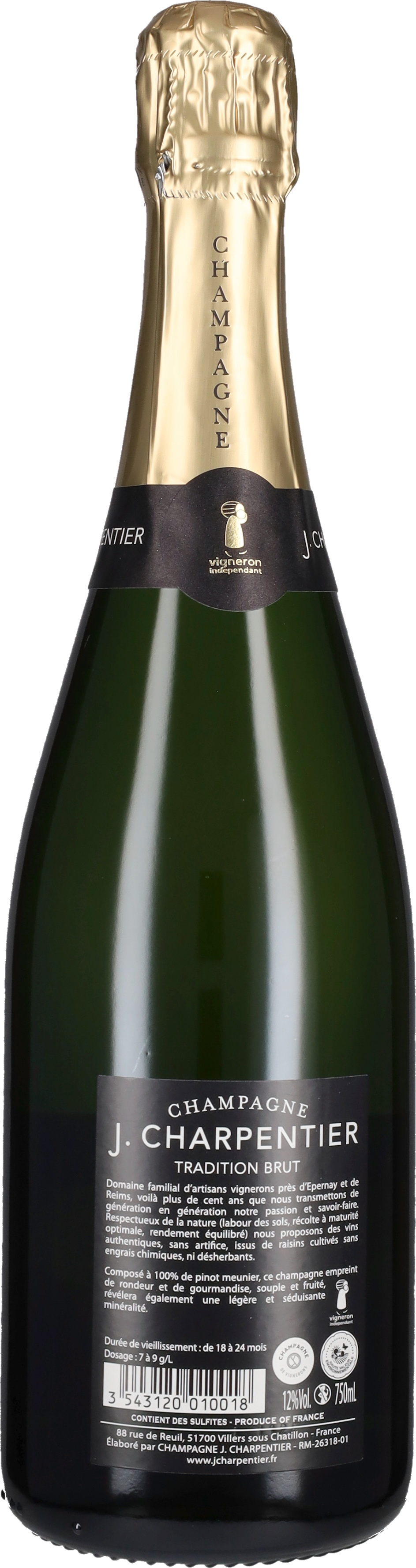 Charpentier Jacky Champagne Brut Tradition Jacky Charpentier