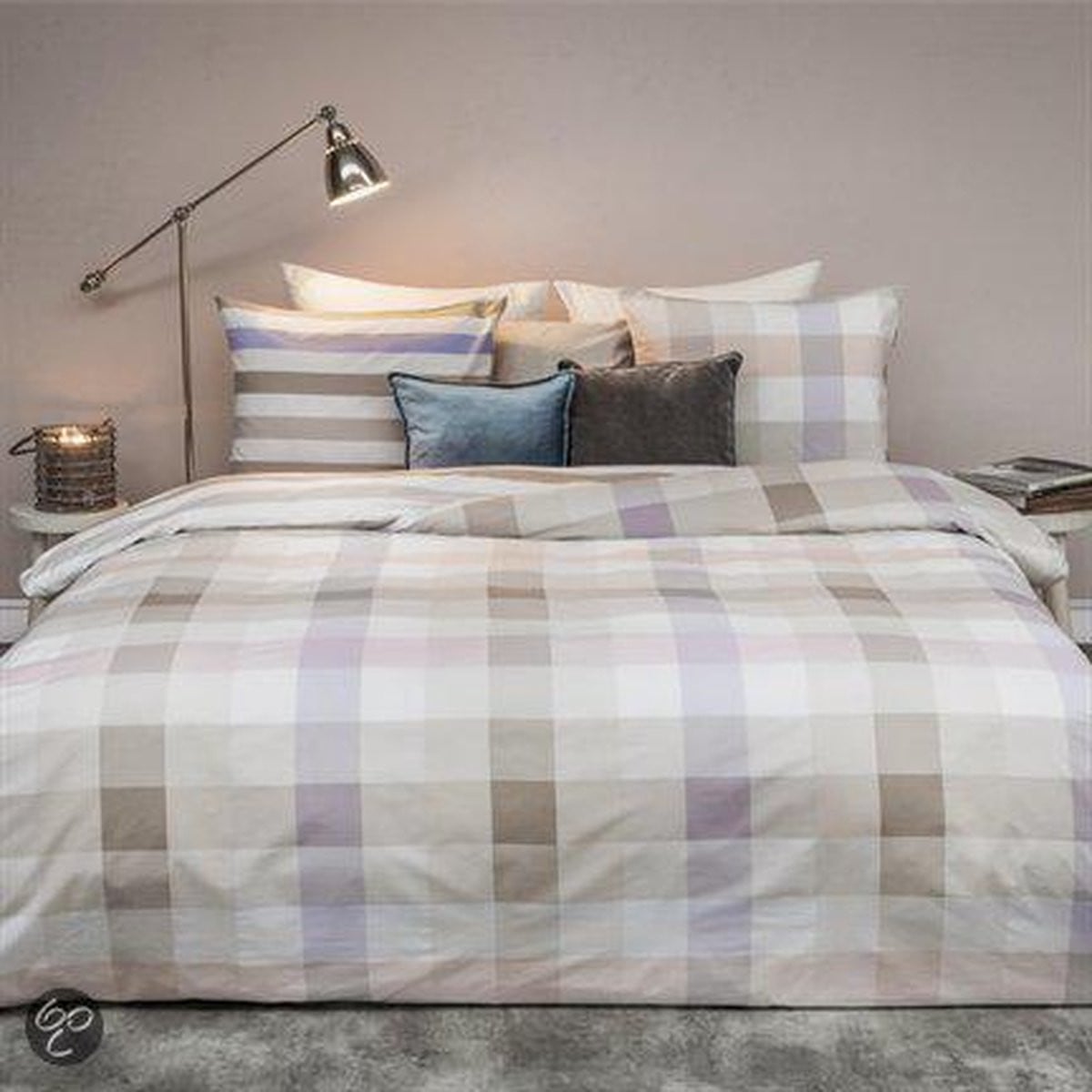 HNL Pure Cotton Joey Dekbedovertrek Litsjumeaux 240x220 cm Pastel