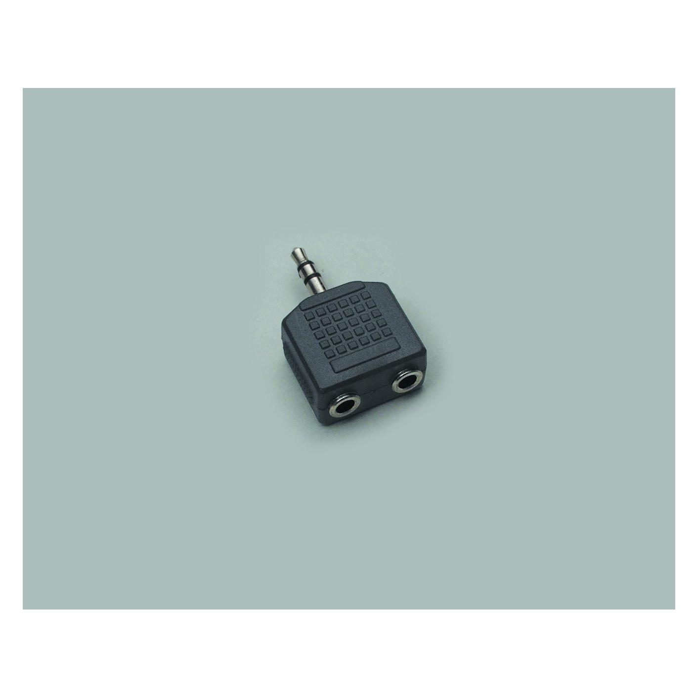 BKL Electronic Stereo-Adapter-Stecker 3.5 mm (Audio Splitter) (1102014)