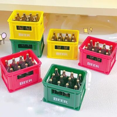 Multisell Products Hub Beer Bottle Opener Desk Decoration Ornament Magnetic Cartoon red