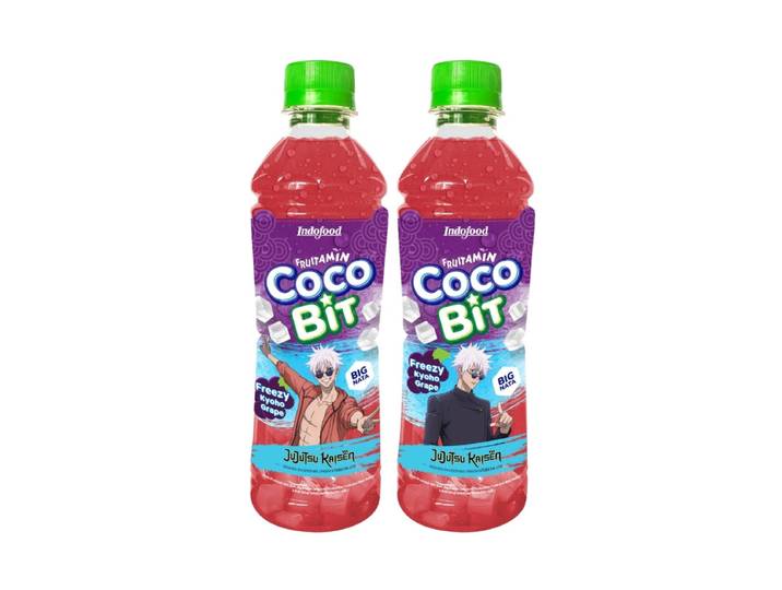 FRUITAMIN Jujutsu Kaisen Kyoho Jus de Raisin avec Nata de Coco 350 ml