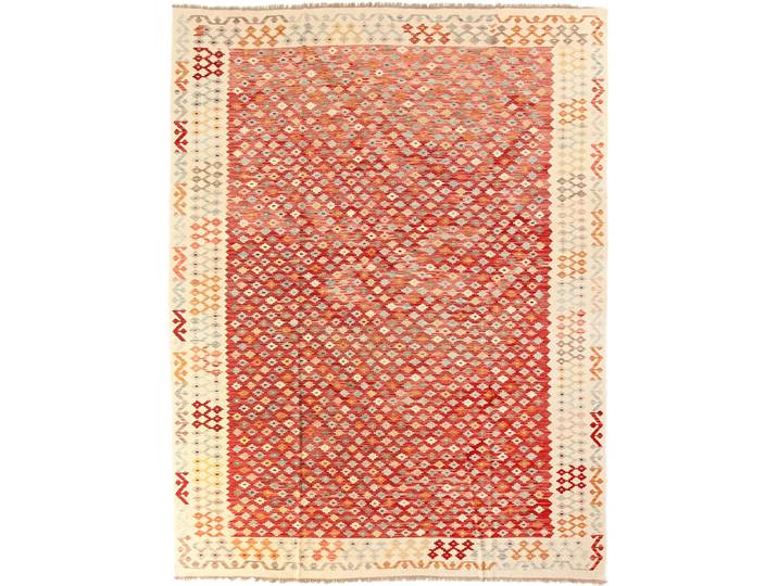 Kelim Afghan Heritage Teppich 263x339 Handgewebt Orientteppich Wolle
