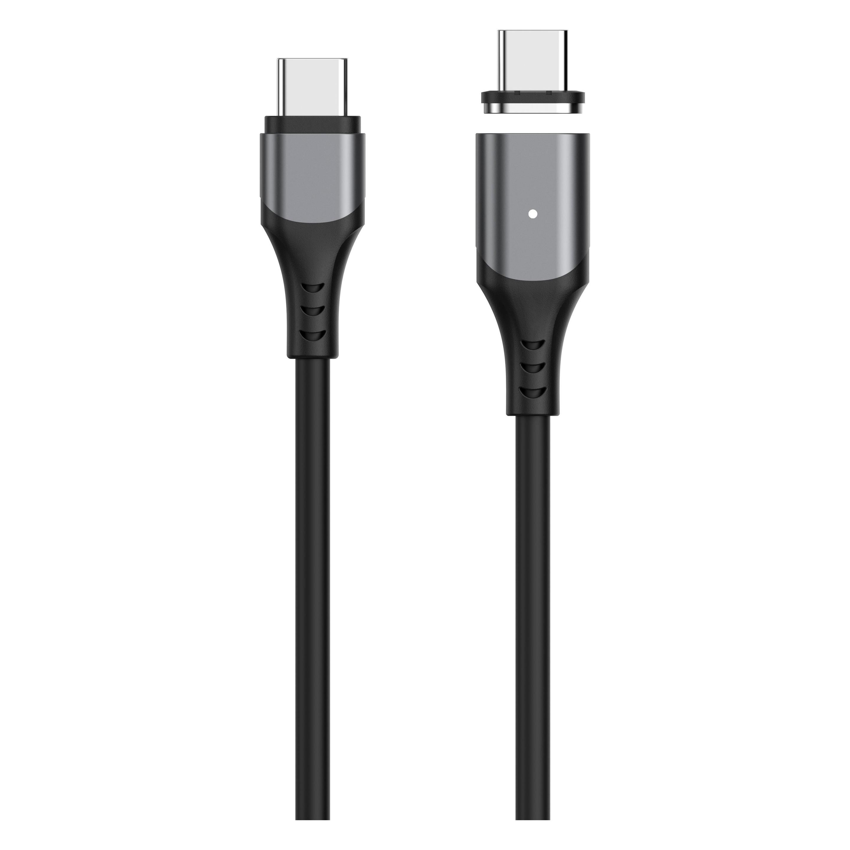 eSTUFF INFINITE (GRS) Magnetic USB-C (2 m, USB 2.0, 100 W) (ES604265-BULK)
