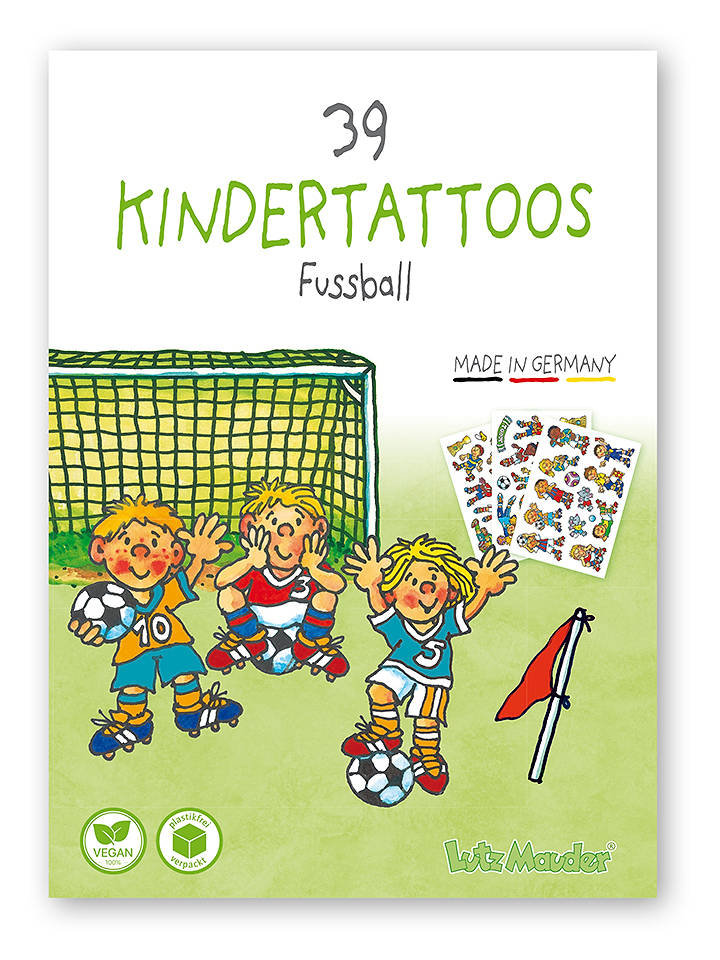 Lutz Mauder Tattoo-Set "Fußball" - ab 3 Jahren - onesize