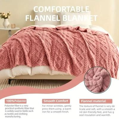 Uplifted Finds LushVault Fleece Pro pink 100 X 150 Cm