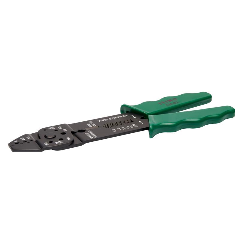 Irimo Crimpzange 220 mm für nicht isolierte Kabelschuhe, Schnitt M2,6-M5,0. schält 0,75-6,0 mm2. in einer (220 mm) (37158616)
