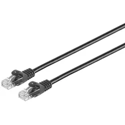 RJ45 Patchkabel CAT 7 Rohkabel UTP schwarz 20m