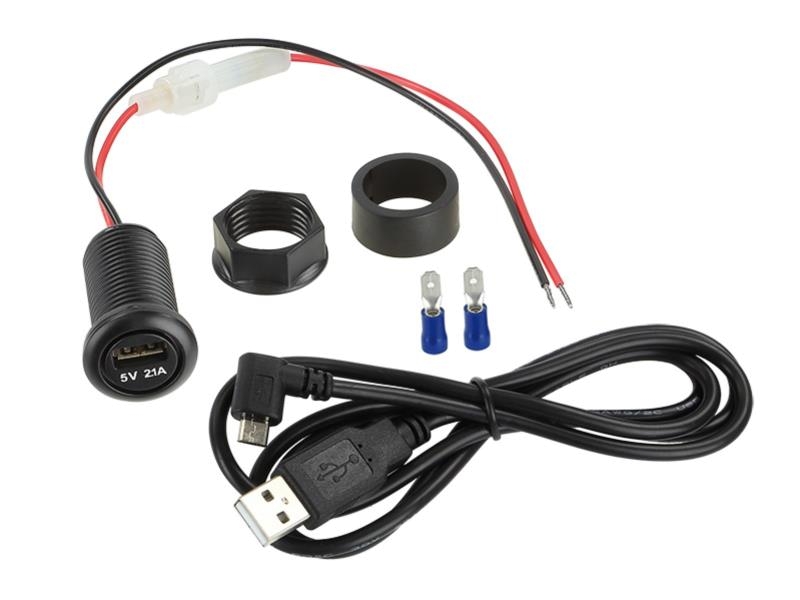 ACV Spannungswandler 12V->5V/2,1A inkl. 1m USB-Kabel