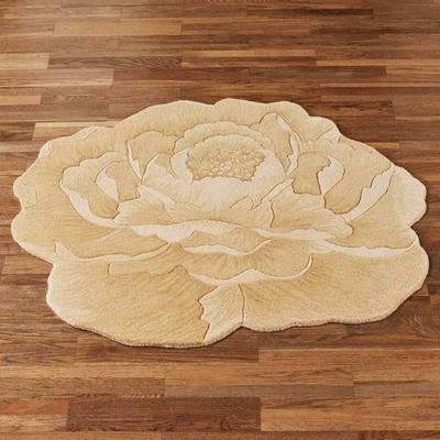 Touch of Class Amara Round Rug Gold, 5' Round, Gold
