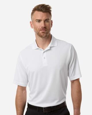 CORE365 CE108T Men's Tall Nova Performance Pique Polo Shirt in White size 4XLT   recycled polyester pique