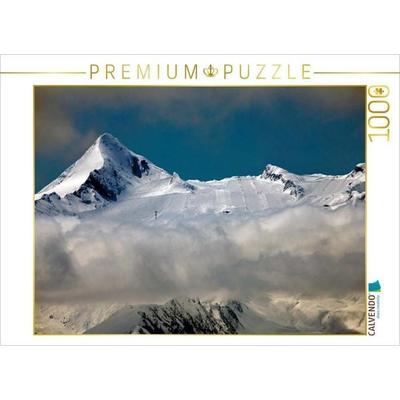 CALVENDO Puzzle Gletscher Skigebiet Kitzsteinhorn | 1000 Teile Lege-Größe 64 × 48 cm Foto-Puzzle für glückliche Stunden