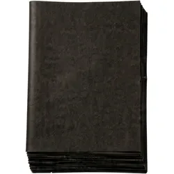 Blechrein Backpapier Zuschnitte Black 40x60 cm | 500 Blatt | schwarze Profi-Optik | Gastronomie & Food-Styling