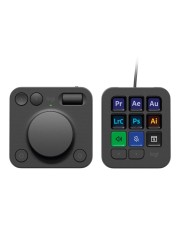 Logitech Master Series MX Creative Console Tastatur- und Ziffernblockset Hintergrundbeleuchtung USB-C Graphite (920-012931)