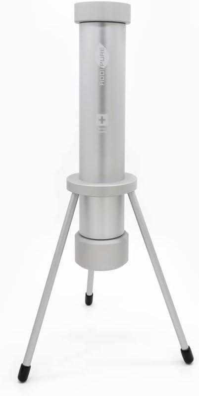 Extraktor PEO 120 * 50, höhenverstellbar, Lebensmittel echtes Aluminium, eloxiert. Füllmenge bis 60g. 3-lagiges Filtersystem für höchste Reinheit.