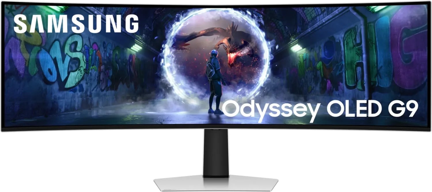 Samsung Odyssey G93SD LS49DG934SUXEN 49 Zoll DQHD Curved QD-OLED 32:9 240 Hz Gaming Monitor