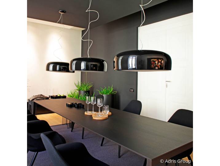 Smithfield S Pro Suspension Noir - Flos - Salon / séjour - Design - Métal - À ampoule unique
