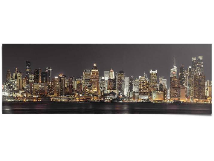 Poster REINDERS New York Horizont , bunt (farbe bild(er): mehrfarbig), B:158cm H:53cm, Papier, Bilder, Poster