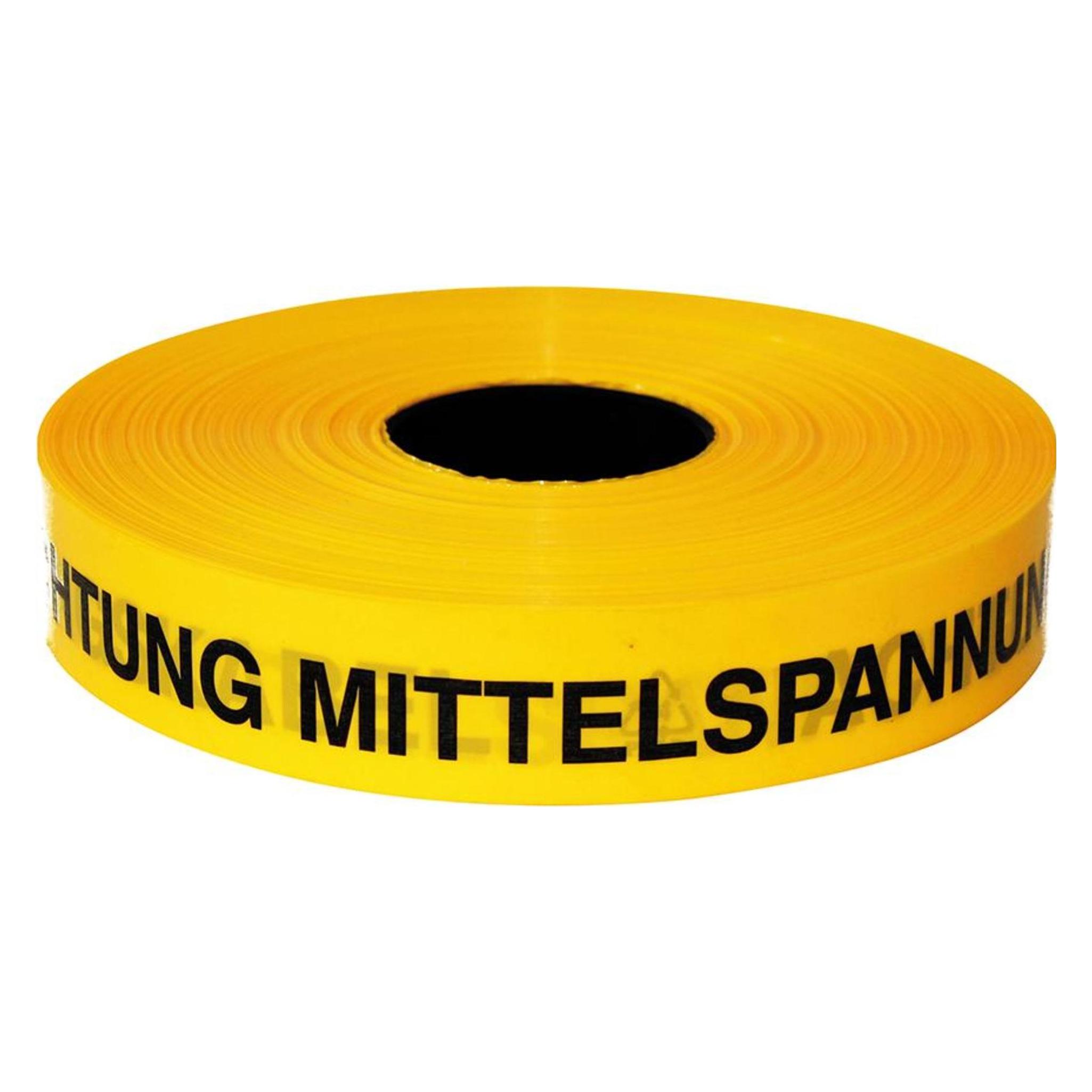 Kelmaplast Trassen-Warnband 250 m Acht. Mittelspannungskabe gelb (4022153310269)