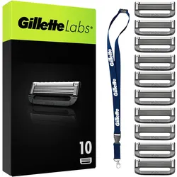 Gillette, Rasierklingen, Labs Systemklingen 10er + Schlüsselanhänger Online Versandvariante (10x)