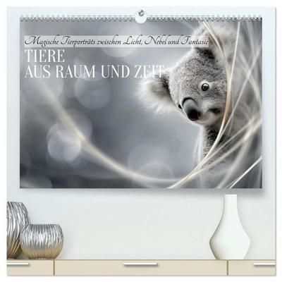 Tiere aus Traum und Zeit (hochwertiger Premium Wandkalender 2027 DIN A2 quer), Kunstdruck in Hochglanz