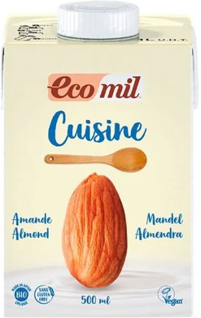 Ecomil Creme De Amêndoa Para Cozinhar Bio 500 ml