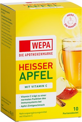 WEPA Apothekenbedarf GmbH & Co KG WEPA heißer Apfel+Vitamin C Pulver 10X10 g 18336947