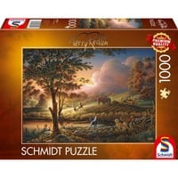Terry Redlin: Sonnengold über reifen Feldern, Puzzle 1000 Teile