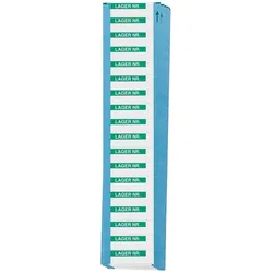 Brady, Etiketten, B-184, WOAF-37-D, Beschriftbare Etiketten für Inventarisierung, Aluminiumfolie, Grün auf Sil