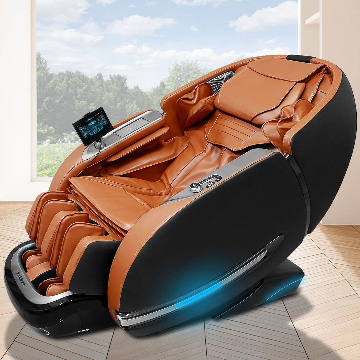 Ambiness Massagesessel YUNA cognac