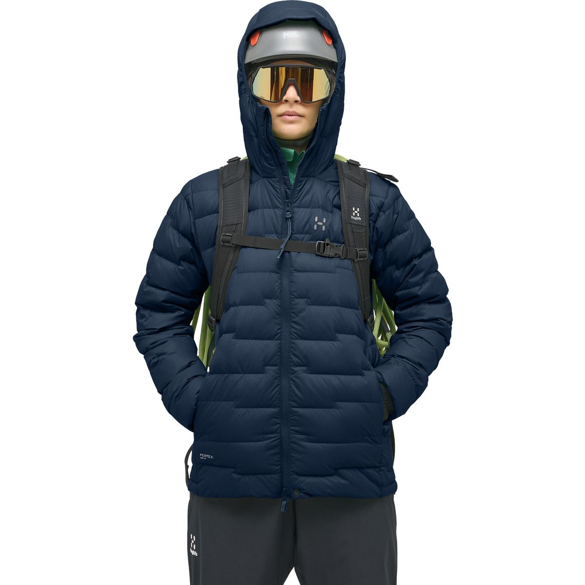 Haglöfs ROC Flash Down Hood Women tarn blue (3N5) S 6074663N5015