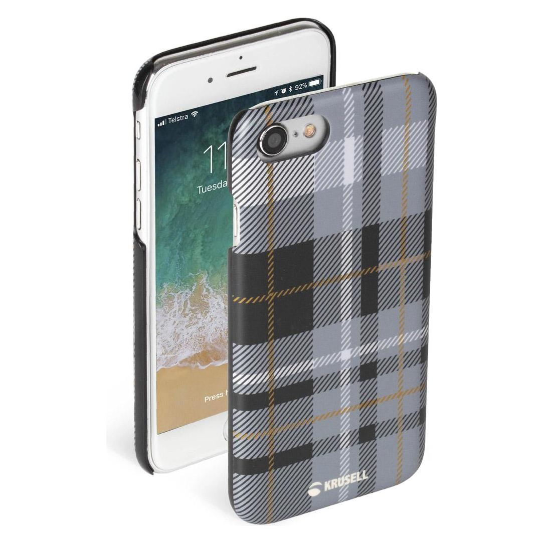 Krusell Limited Cover Apple iPhone 8/7 plaid dark grey (Apple iPhone 8) (61895)