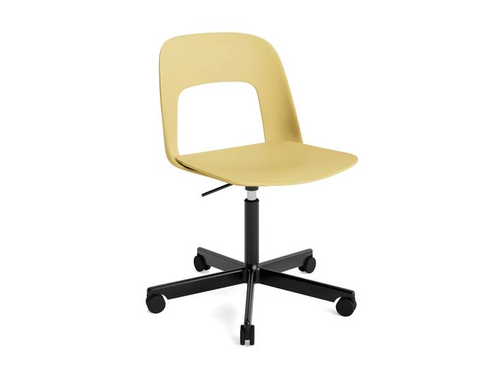 HAY Chaise Layout Chair 141 Biscotti-black