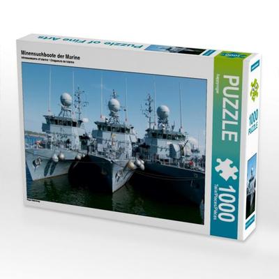 CALVENDO Puzzle Minensuchboote der Marine | 1000 Teile Lege-Größe 64x48cm Foto-Puzzle für glückliche Stunden