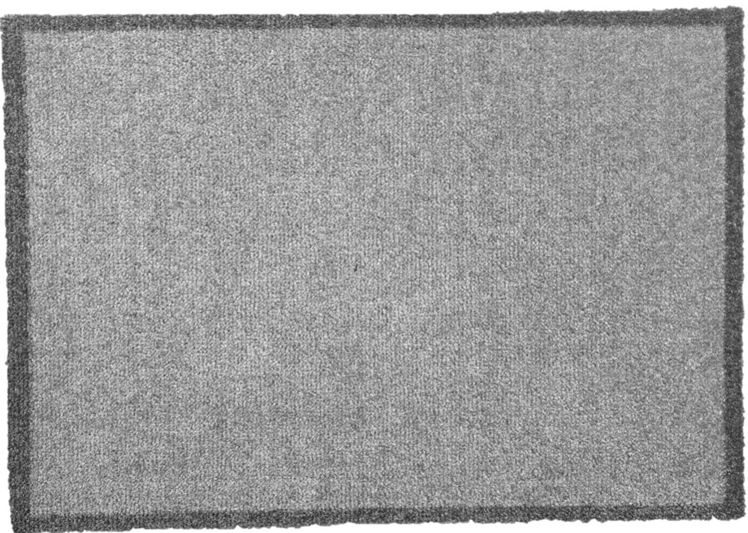 Hamat Eco-Clean+ Wasbare Droogloopmat Lichtgrijs - Schoonloopmat Binnen - Polyamide - 50 x 120 cm