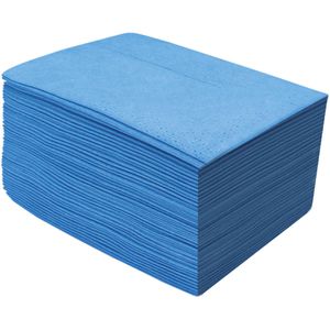 Wipex Einwegtücher Spezial 150434BL, blau, 1-lagig, zum Polieren, Viskose, 30 x 34cm, 10 x 40 Blatt