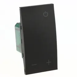 BTicino KG4691 LivingNow Elektronisches MyHome Thermostat mit Display Black
