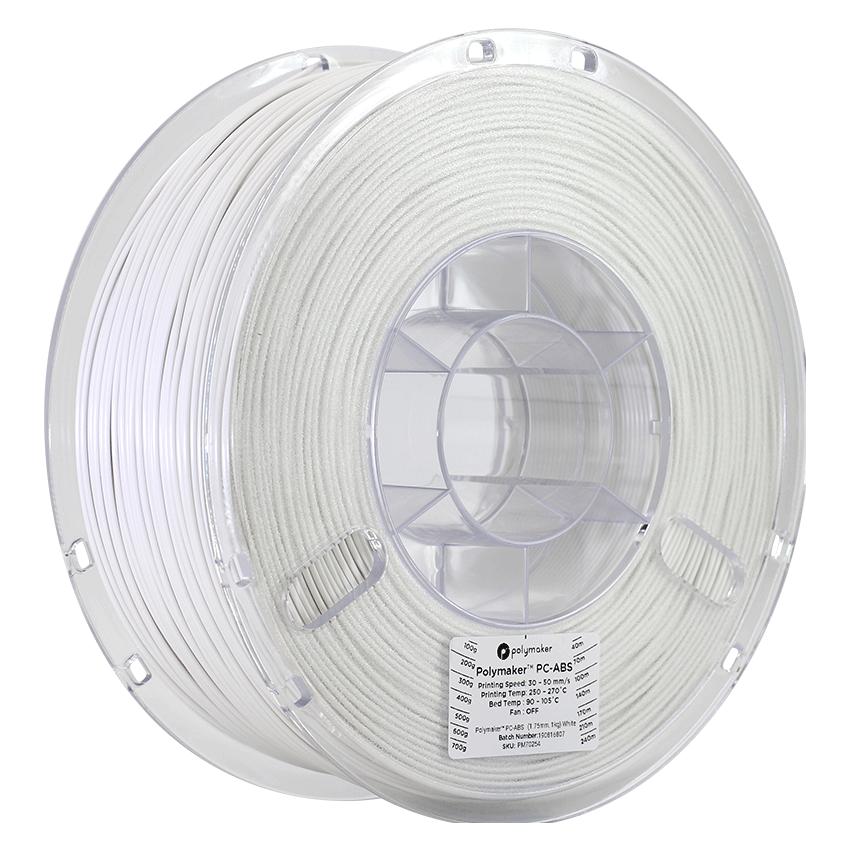Polymaker PC-ABS White 1.75mm 1kg (ABS, 1000 g, 1.75 mm) (PC04002)